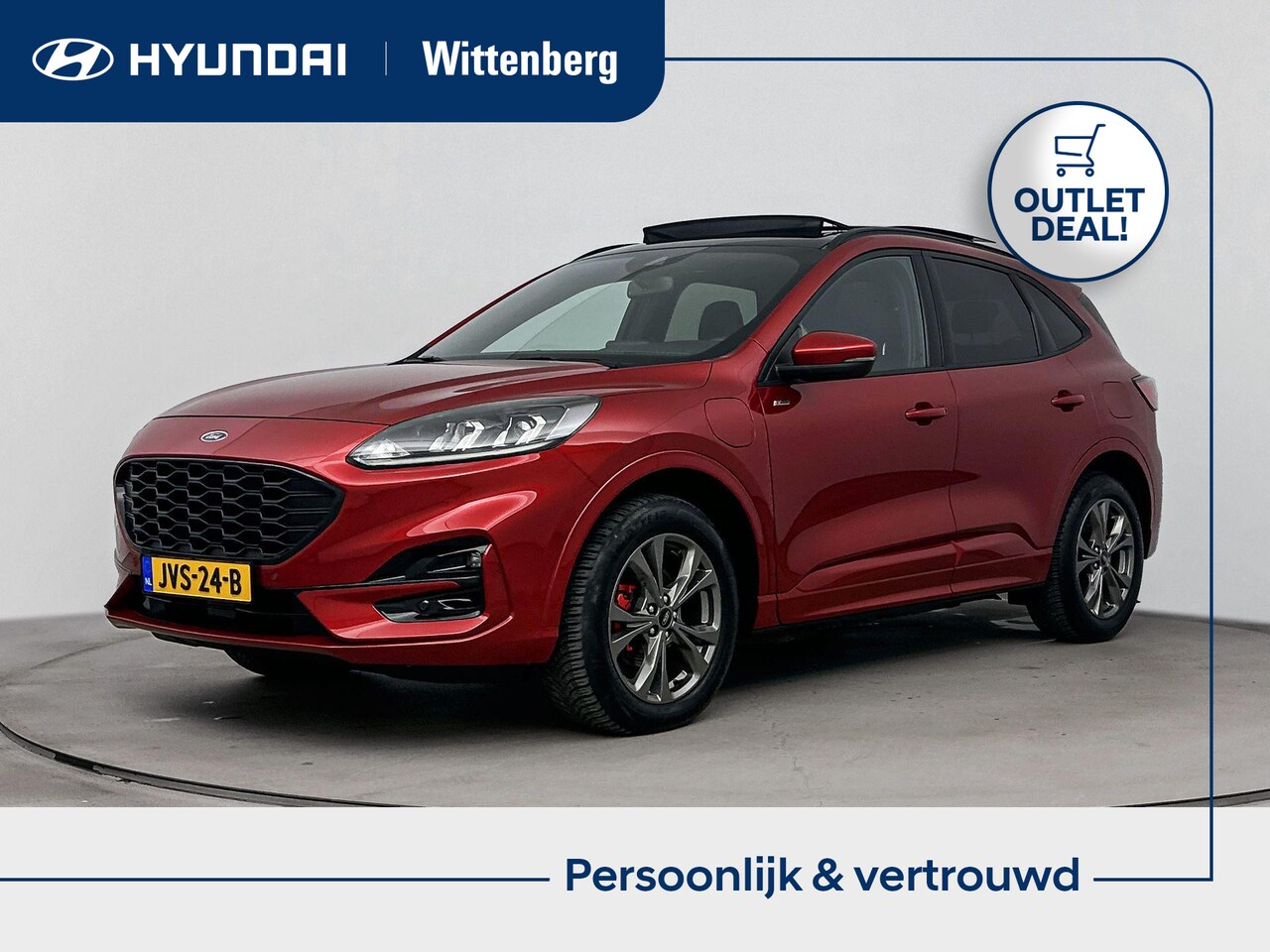Ford Kuga - 2.5 PHEV ST-Line | Lage km-stand! | Panoramadak | Trekhaak | Stoel + stuurverwarming | El. - AutoWereld.nl