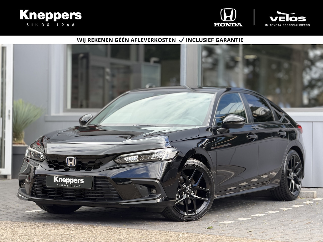 Honda Civic - 2.0 e:HEV Sport | GEEN AFLEVERKOSTEN |  Parkeersensoren, Dodehoekdetectie, Voorstoelen ver - AutoWereld.nl