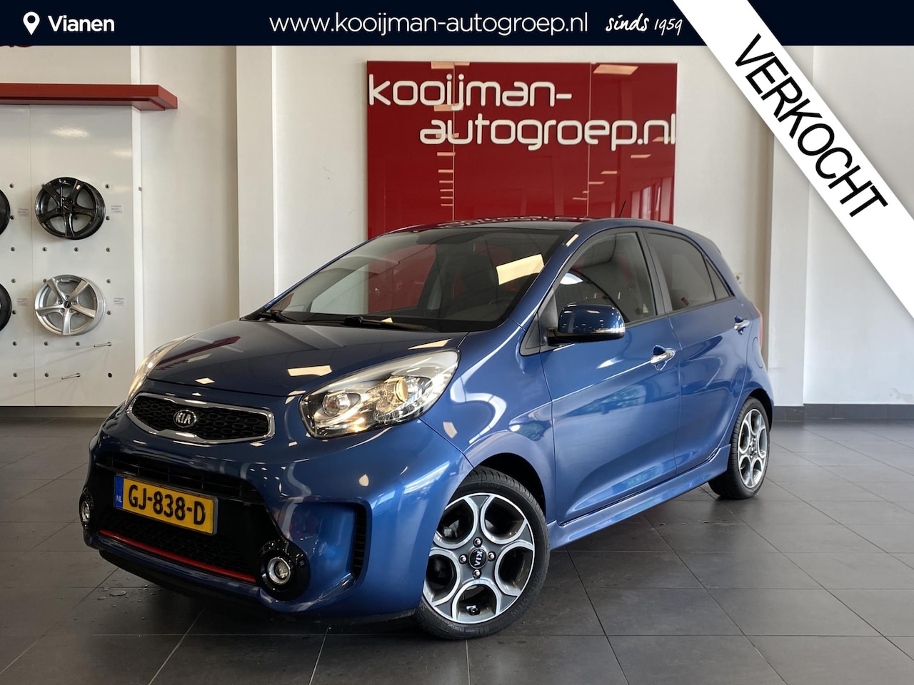 Kia Picanto - 1.2 CVVT SportsLine Stoel en stuurverwarming| Nederlandse auto| BOMVOL Opties| - AutoWereld.nl