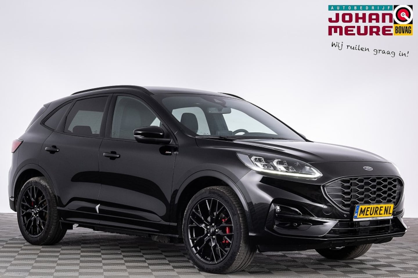 Ford Kuga - 2.5 PHEV ST-Line X Black Pack | B&O | Trekhaak | Half LEDER | EL. Stoel . - AutoWereld.nl