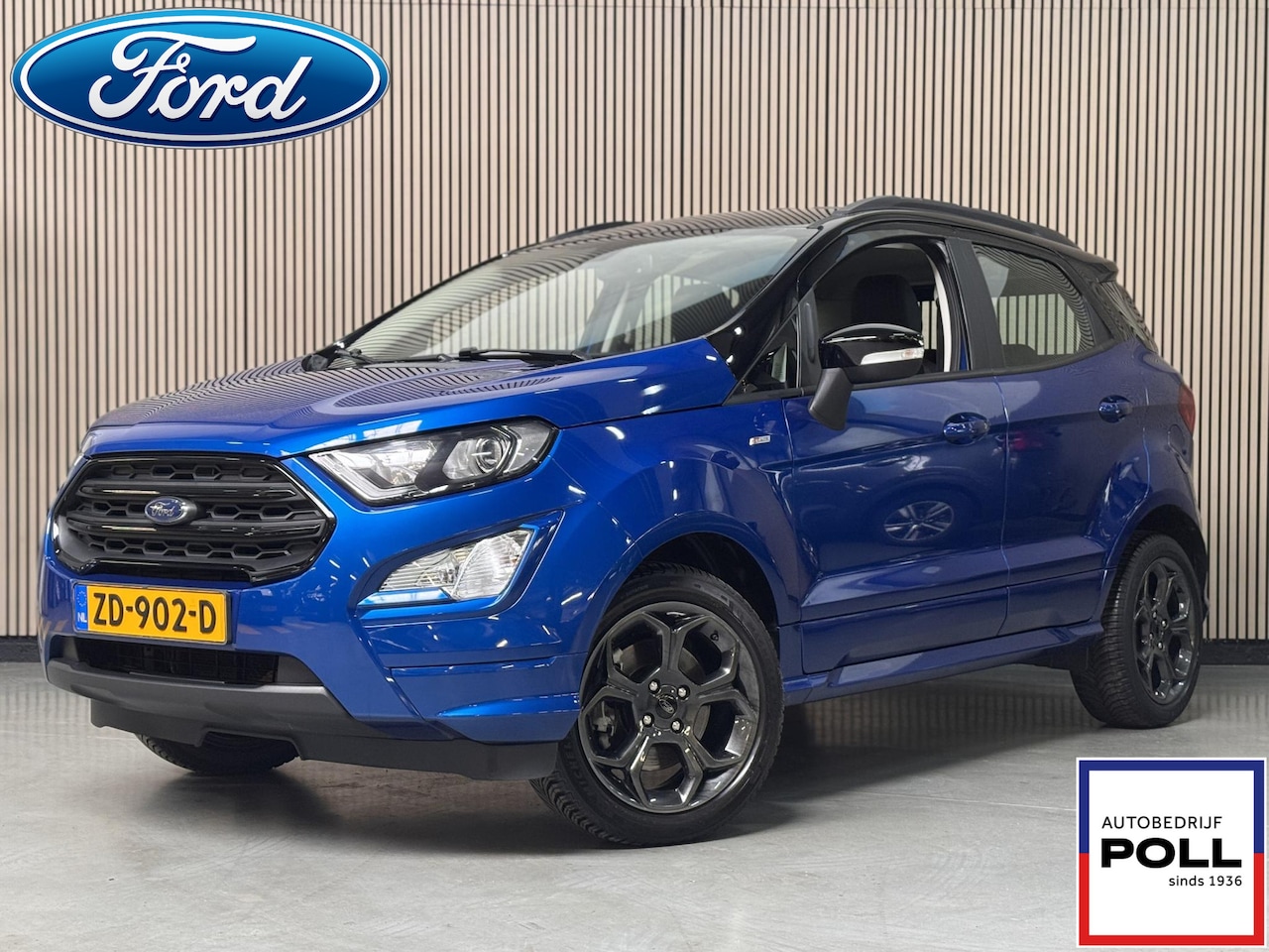 Ford EcoSport - 125pk ST-Line Black Navi Trekhaak Winter pack Keyless Zwart dak Dealeronderhouden - AutoWereld.nl