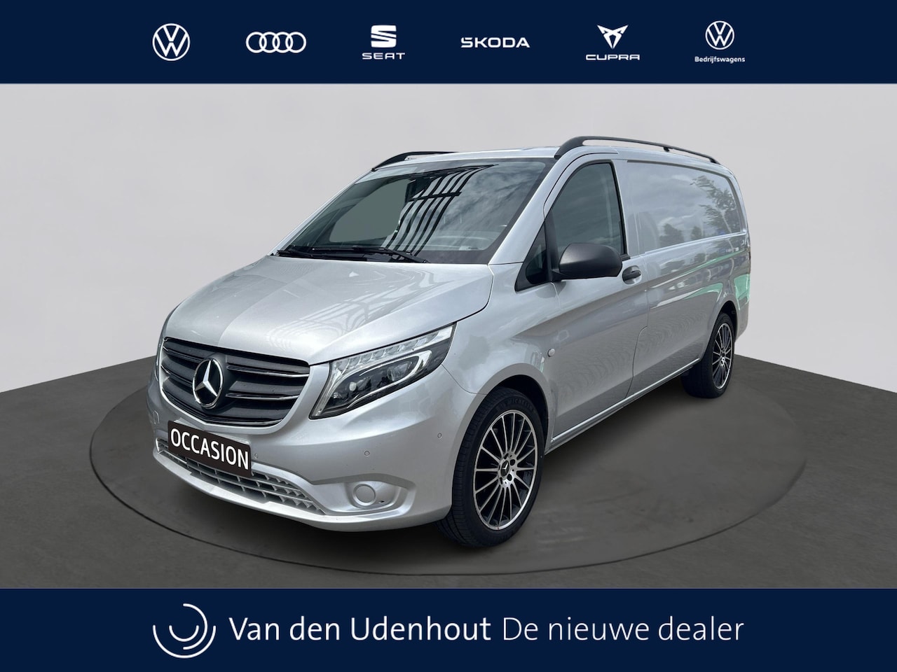 Mercedes-Benz Vito - 119 CDI Lang Leer-Led-Camera-Stoelverwarming-Navi-Clima-Trekhaak - AutoWereld.nl