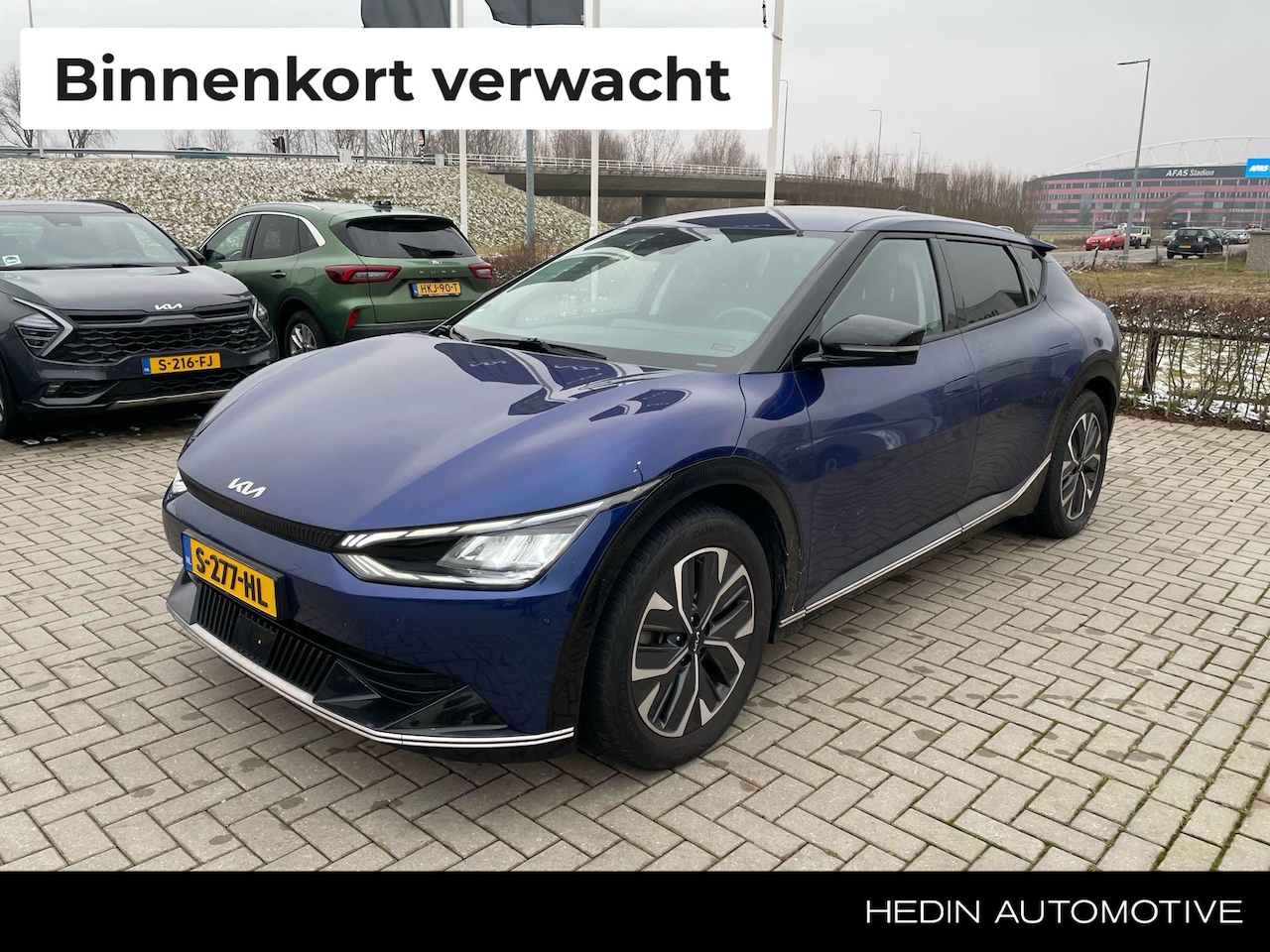 Kia EV6 - 58 kWh | Afn. trekhaak | Navigatie | Apple Carplay / Android Auto | Camera | Stoel- & stuu - AutoWereld.nl