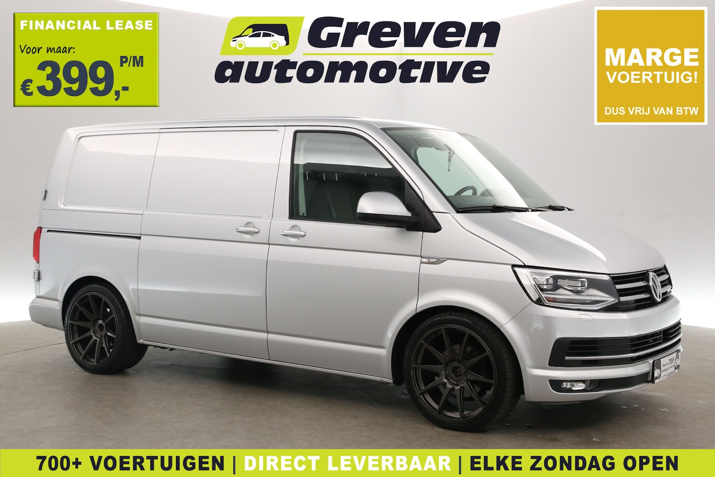 Volkswagen Transporter - 2.0 TDI 150PK 2500KG Trekgew. L1H1 | Marge | Airco | Adap. Cruise | 3 Zits | Trekhaak | LE - AutoWereld.nl