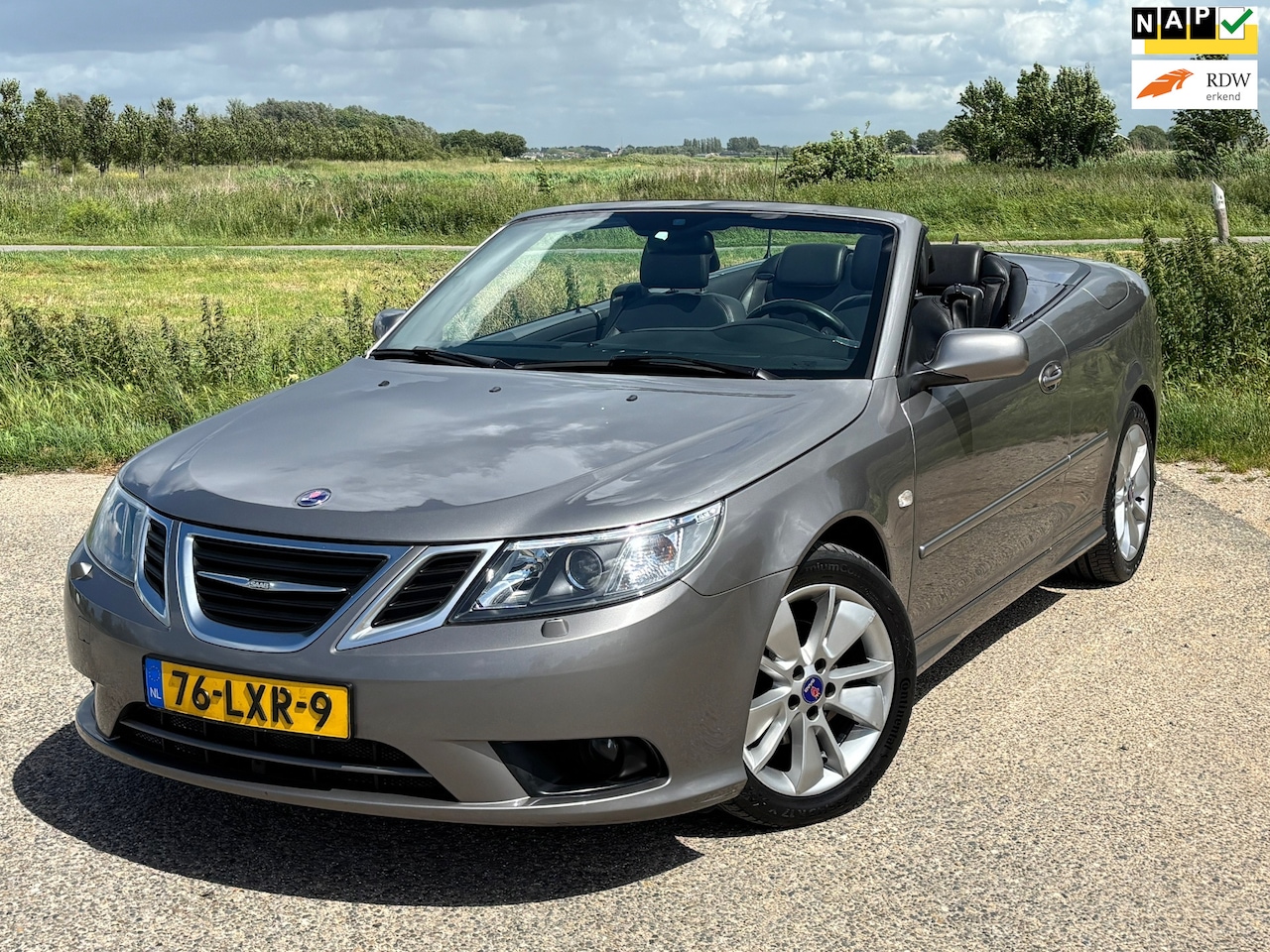 Saab 9-3 Cabrio - 1.8t Vector Autom/Nederl auto/ERG MOOI! - AutoWereld.nl