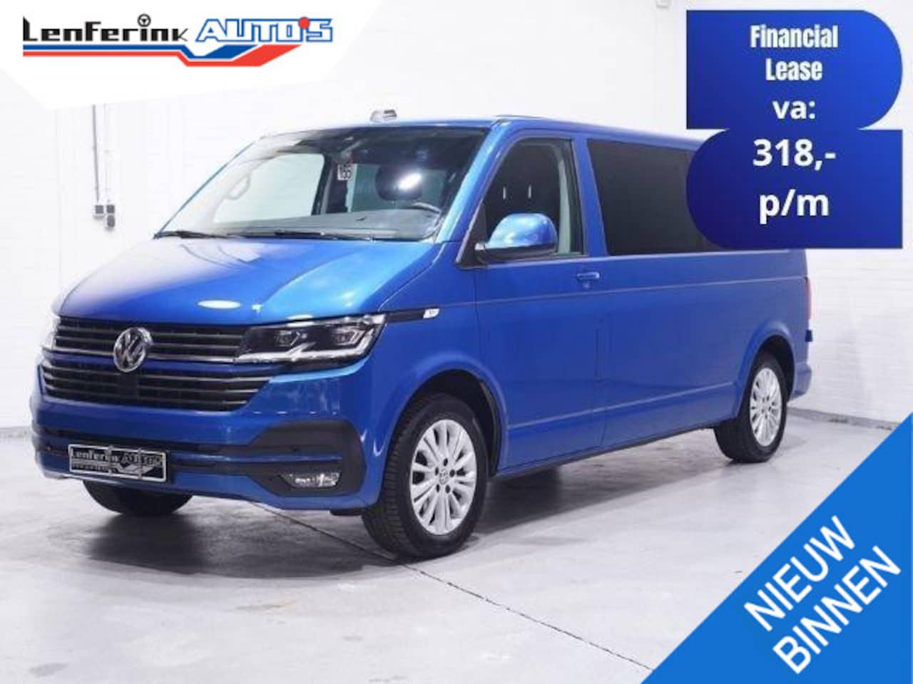 Volkswagen Transporter - 2.0 TDI 150 pk DSG Aut. Dubbel Cabine Navi, Camera 1/2 Leder / Alcantara, LED Koplampen, 1 - AutoWereld.nl