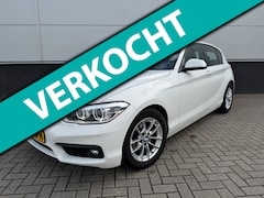 BMW 1-serie - 118i Automaat - 5drs - clima - full map navi - cruise control - LED - M-stuur - NAP - 1e e
