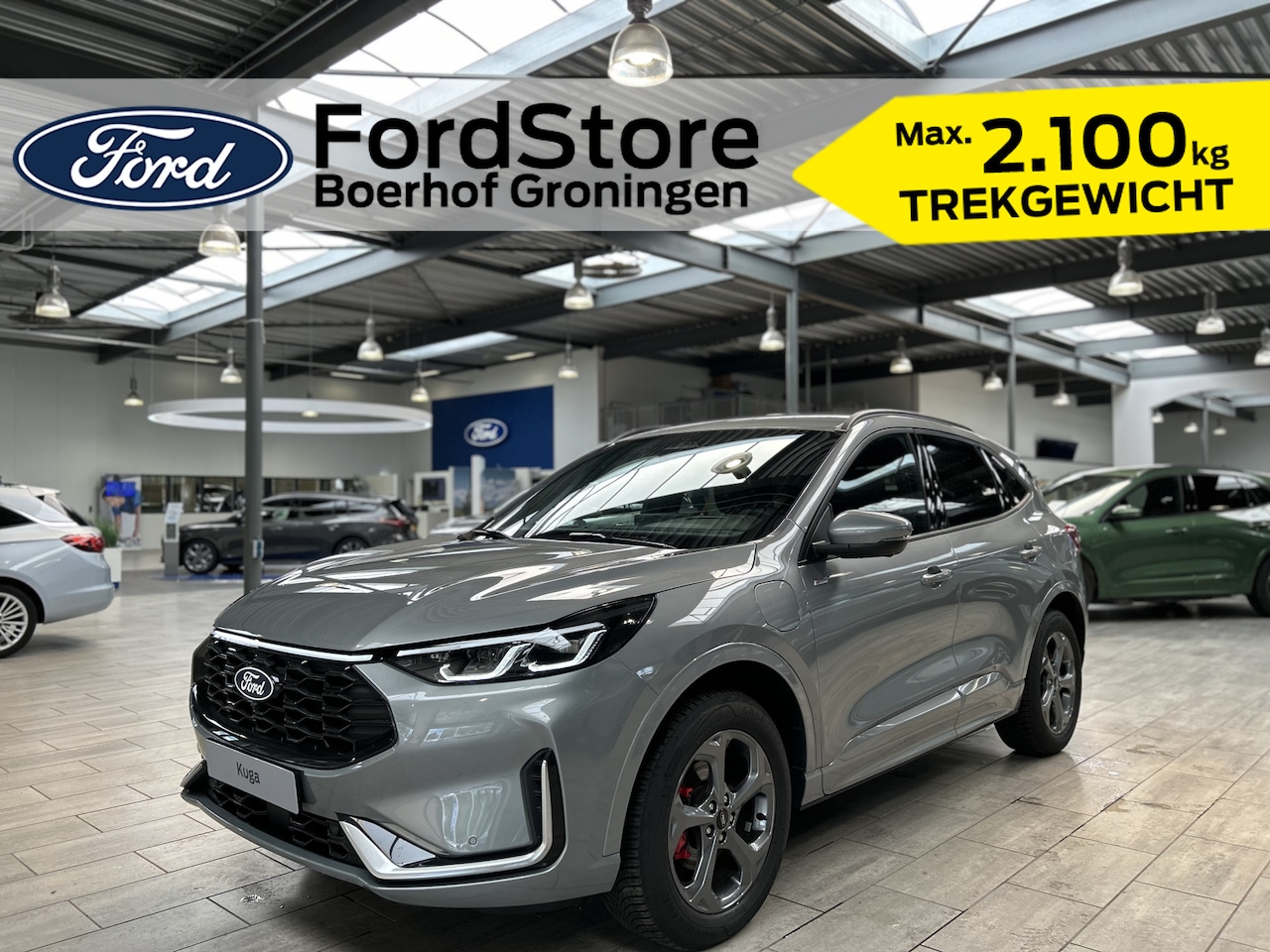 Ford Kuga - 2.5 PHEV 243 pk ST-Line X I AGR stoelen | Adapt Cruise I Winter Pack | B&O | 360° Camera I - AutoWereld.nl