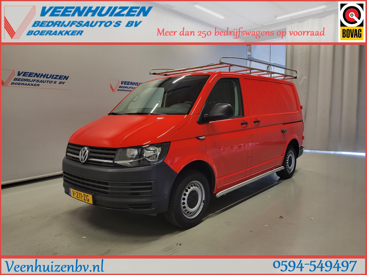 Volkswagen Transporter - 2.0TDI L2/H1 Imperiaal Euro 6! - AutoWereld.nl