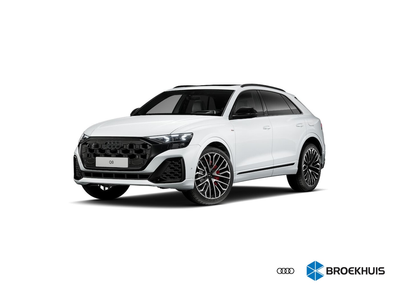 Audi Q8 - 60 TFSI e quattro Pro Line S Competition 490 PK | Trekhaak | Vierwielbesturing | Panoramad - AutoWereld.nl