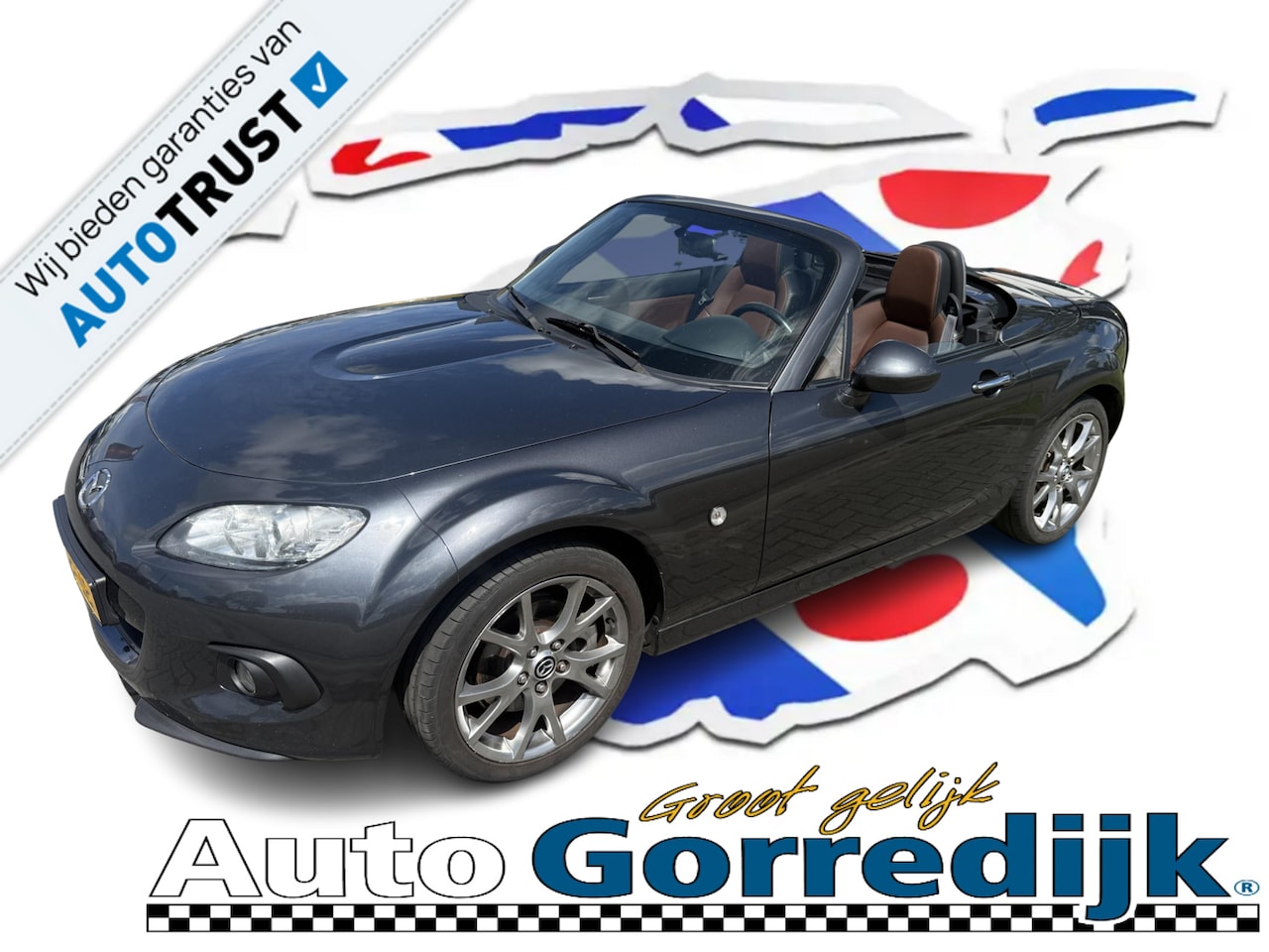 Mazda MX-5 - 1.8 Hanabi Hardtop limited edition, climate control, cruise control, cognac leder, navi - AutoWereld.nl