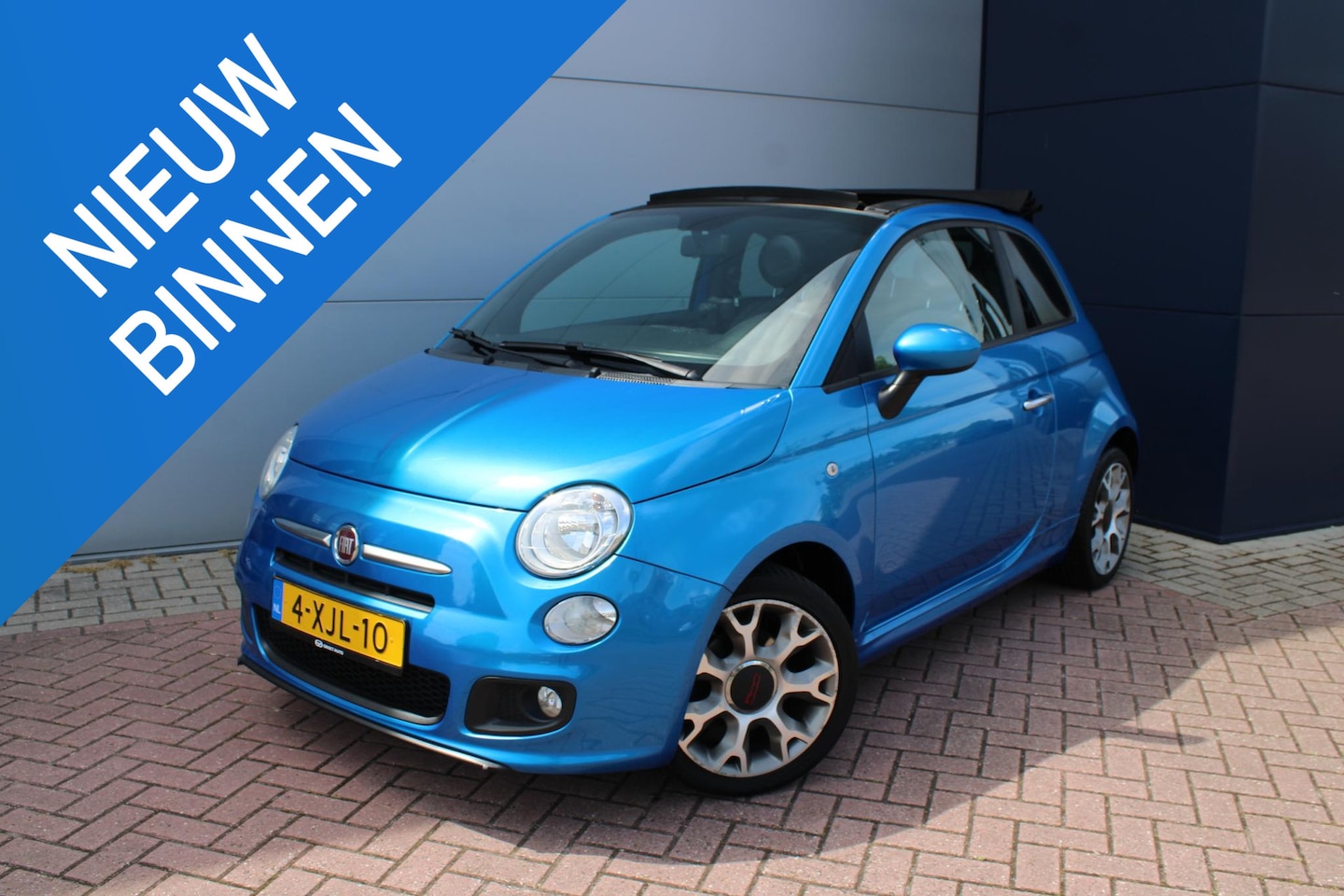 Fiat 500 C - 0.9 TwinAir Turbo 500S Cabrio Airco Halfleer Super mooi - AutoWereld.nl