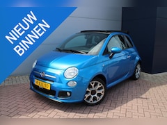 Fiat 500 C - 0.9 TwinAir Turbo 500S Cabrio Airco Halfleer Super mooi