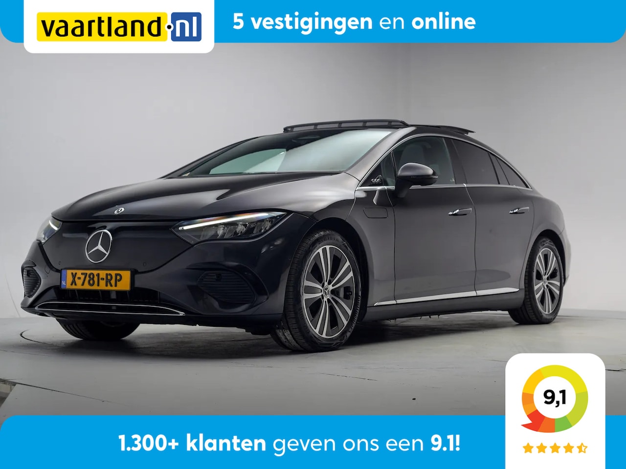 Mercedes-Benz EQE - 300 Business edition [ Panoramadak Navi Trekhaak leder Stoelverwarming Apple / Android ] - AutoWereld.nl