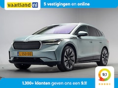 Skoda Enyaq iV - 80 First Edition 3-Fase [ Leder Trekhaak Warmtepomp Apple / Android cruise Navi ]