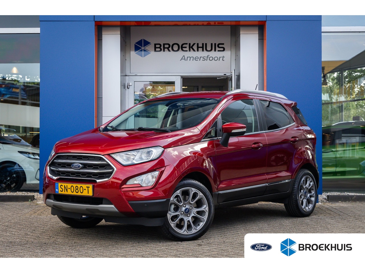 Ford EcoSport - 1.0 EcoBoost Titanium | Trekhaak | Achteruitrijcamera | B&O | Navigatie | Stoel+stuur verw - AutoWereld.nl