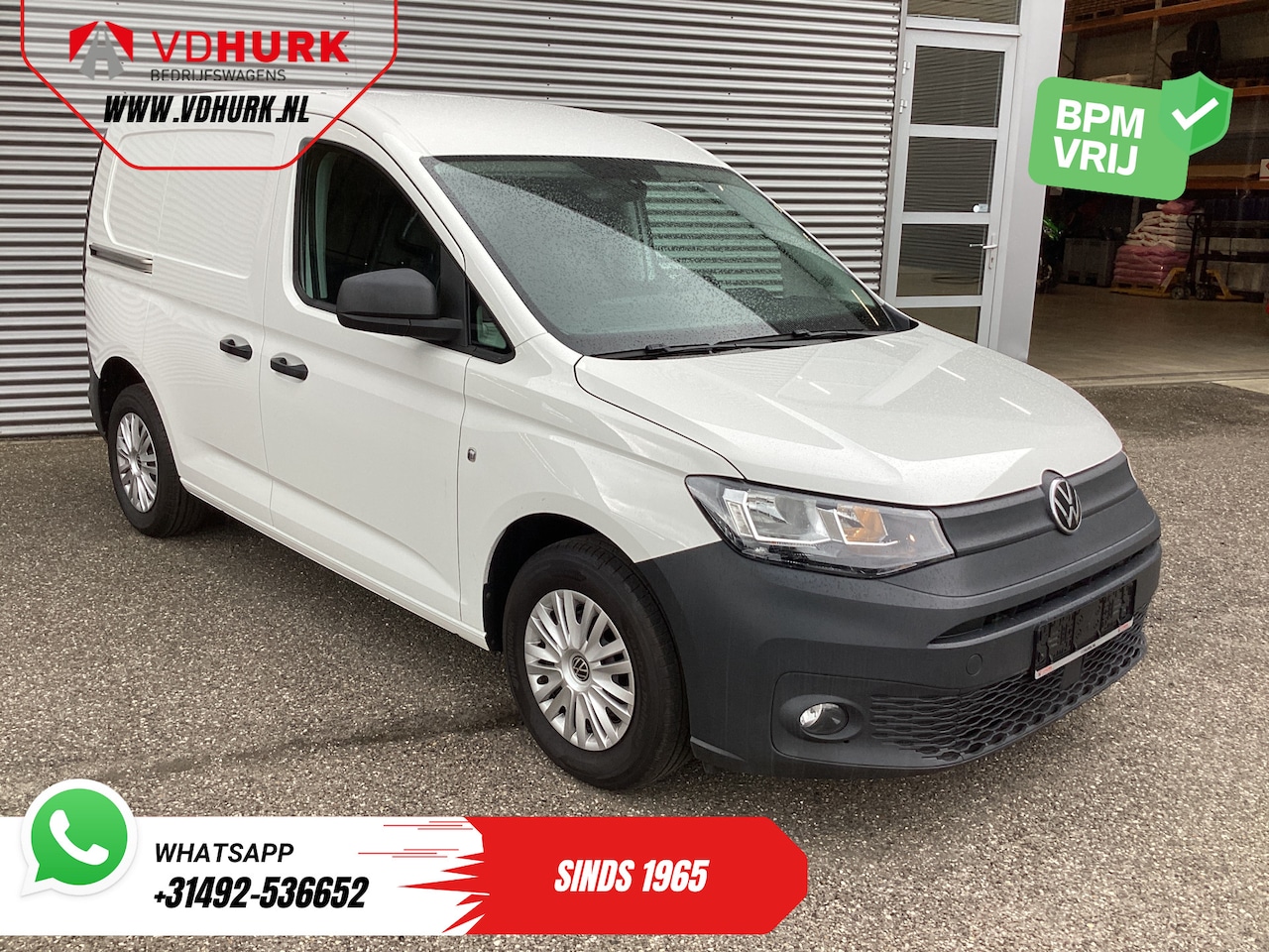 Volkswagen Caddy Cargo - 2.0 TDI 100 pk Omvormer/ Sortimo/ Cruise/ Airco/ DAB - AutoWereld.nl