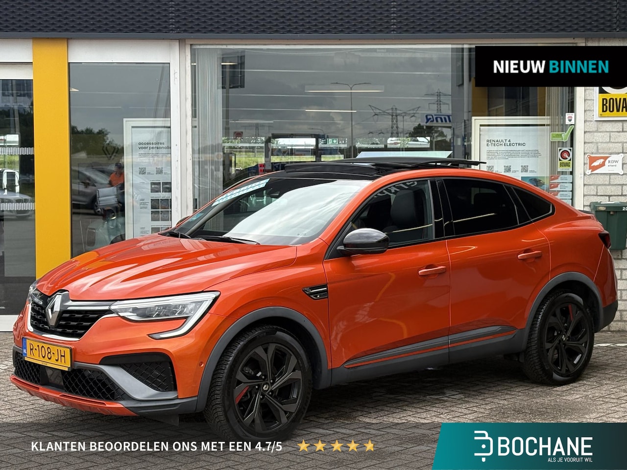 Renault Arkana - 1.6 E-Tech Hybrid 145 R.S. Line | NAP | Trekhaak | Bose Audio | Elektrisch glazen schuif-/ - AutoWereld.nl