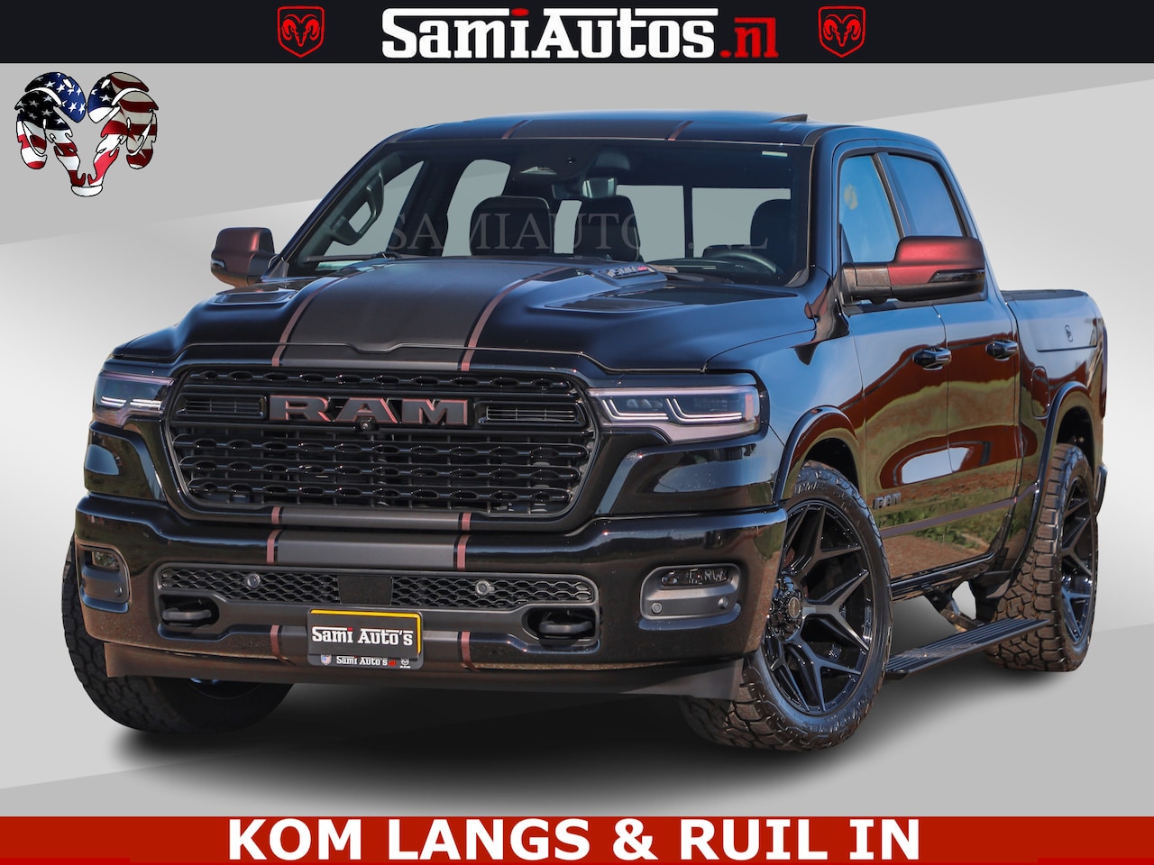 Dodge Ram Pick Up - Limited Night High Output 540HP 706Nm | Massage + Full Option | De Meest Luxe en Volle in - AutoWereld.nl
