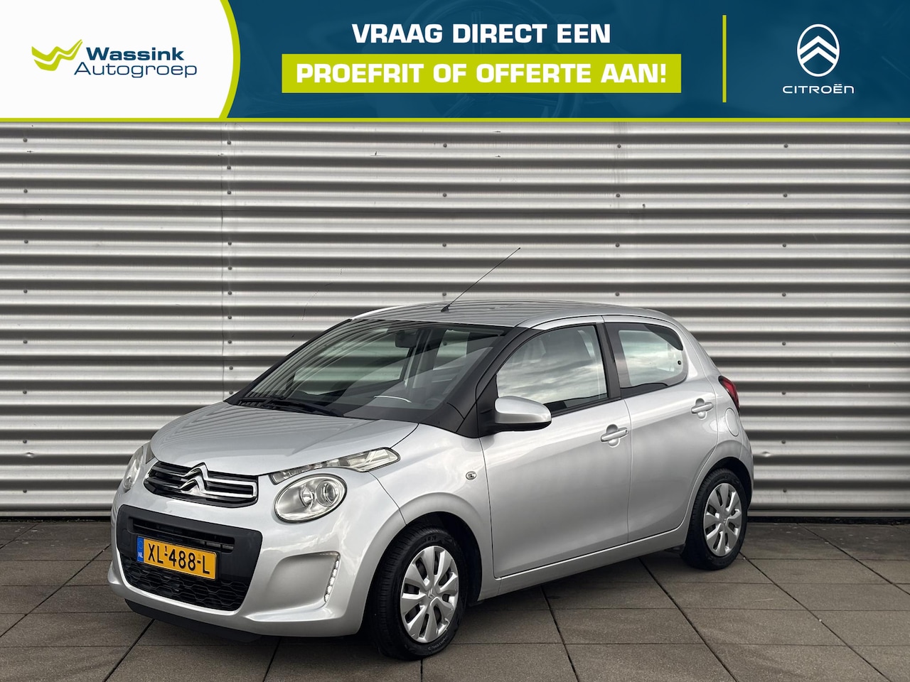 Citroën C1 - 1.0 VTi Feel Handgeschakeld | Airco | Bluetooth | Speed Limiter - AutoWereld.nl