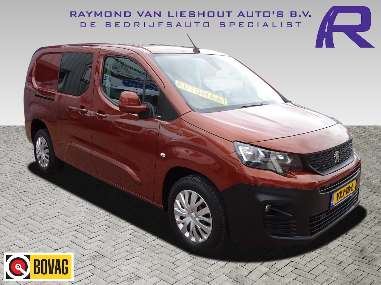 Peugeot Partner - 1.5 BlueHDI Asphalt Long L2 AIRCO CRUISE CONTROL 3 ZITS AUTOMAAT - AutoWereld.nl