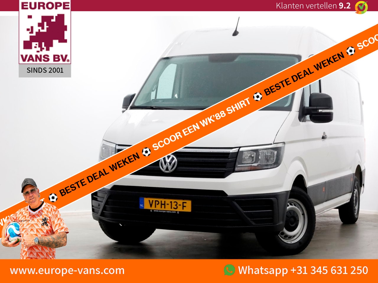 Volkswagen Crafter - 30 2.0 TDI E6 L3H3 (L2H2) Airco/Navi/Camera 12-2018 - AutoWereld.nl