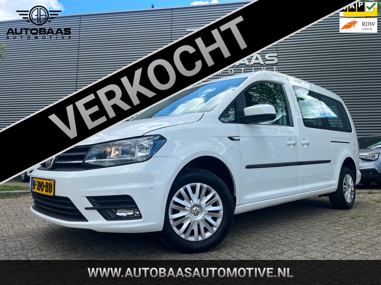 Volkswagen Caddy Maxi - 1.0 TSI Trendline 7-Persoons *APK 01-2028+47.426km NAP* NL-AUTO+1EIG+NAP+AIRCO+NAVI+PARKEE - AutoWereld.nl