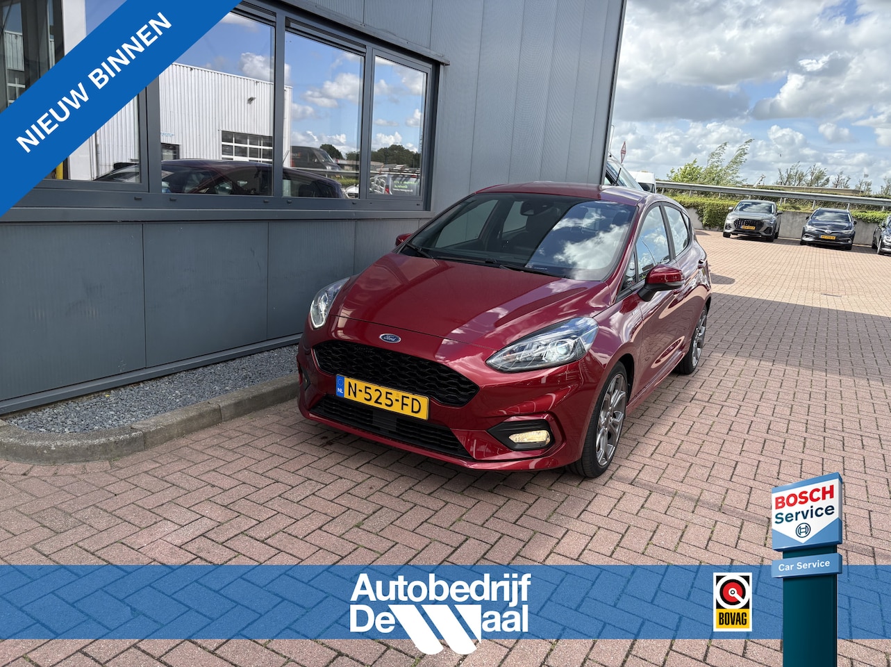 Ford Fiesta - 1.0 EcoB.125pk Hybrid ST-Line X 5-drs. LED/KEYLESS/B&O/NAVI/CARPLAY/CRUISE/PDC/17INCH - AutoWereld.nl