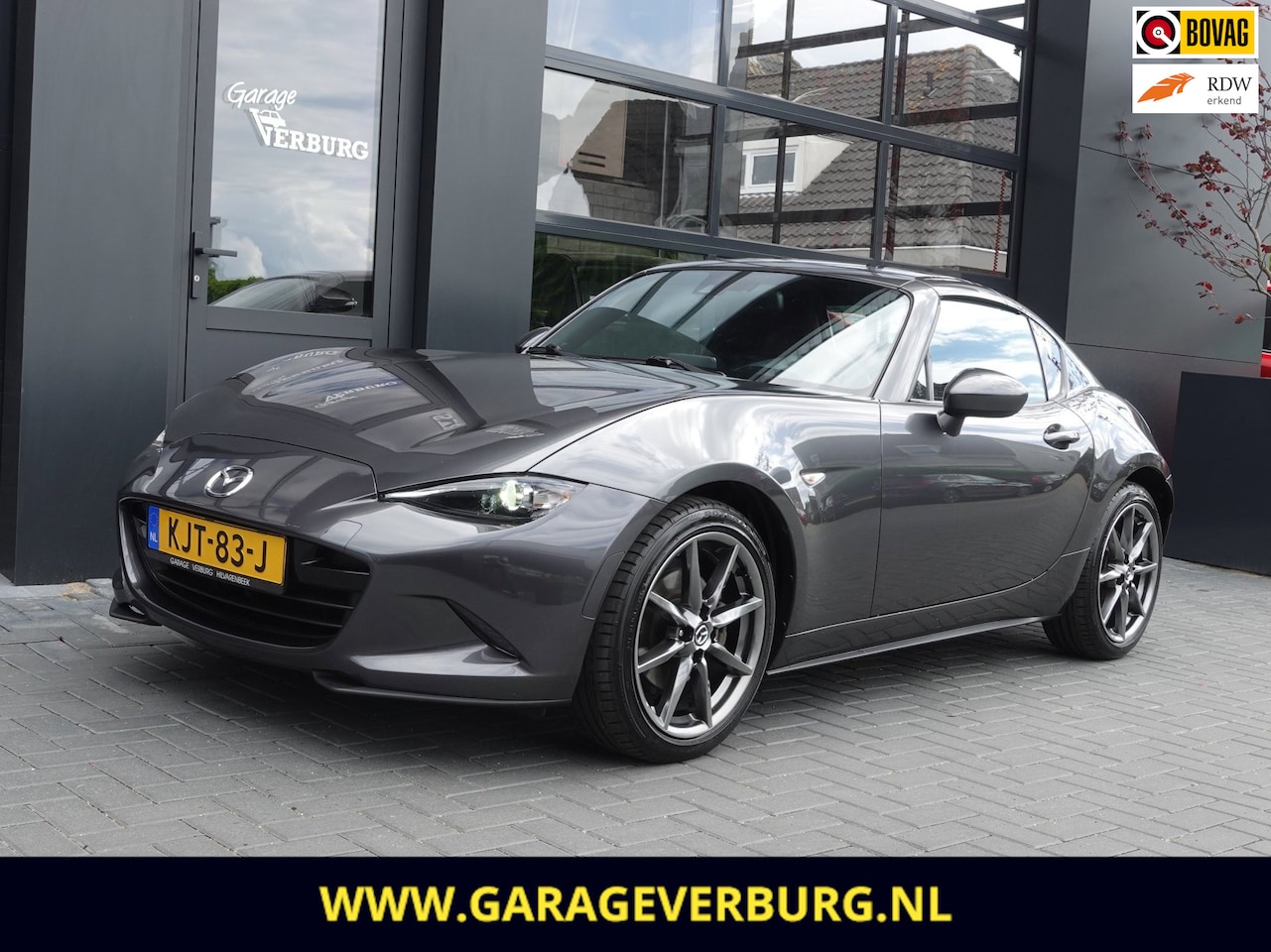 Mazda MX-5 RF - 2.0 SkyActiv-G 160 GT-M Hardtop! (Navi,Cruise,PDC.Keyless,BOSE,LEER,Stoelverwarming) - AutoWereld.nl