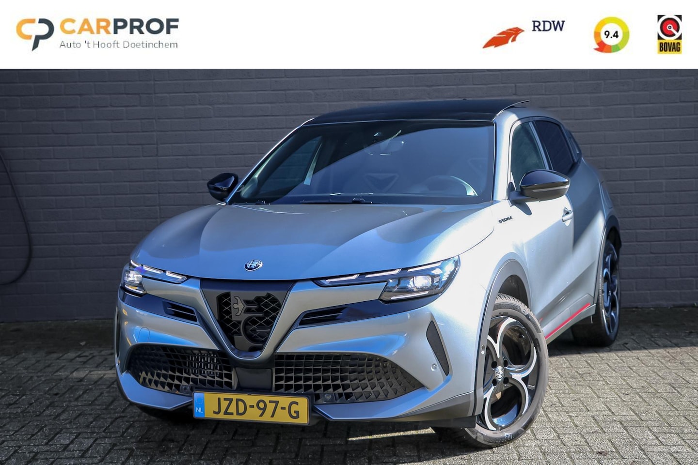 Alfa Romeo Junior - 1.2 Turbo 145PK Hybrid Ibrida Speciale PANO / SABELT / ADAPT. CRUISE - AutoWereld.nl