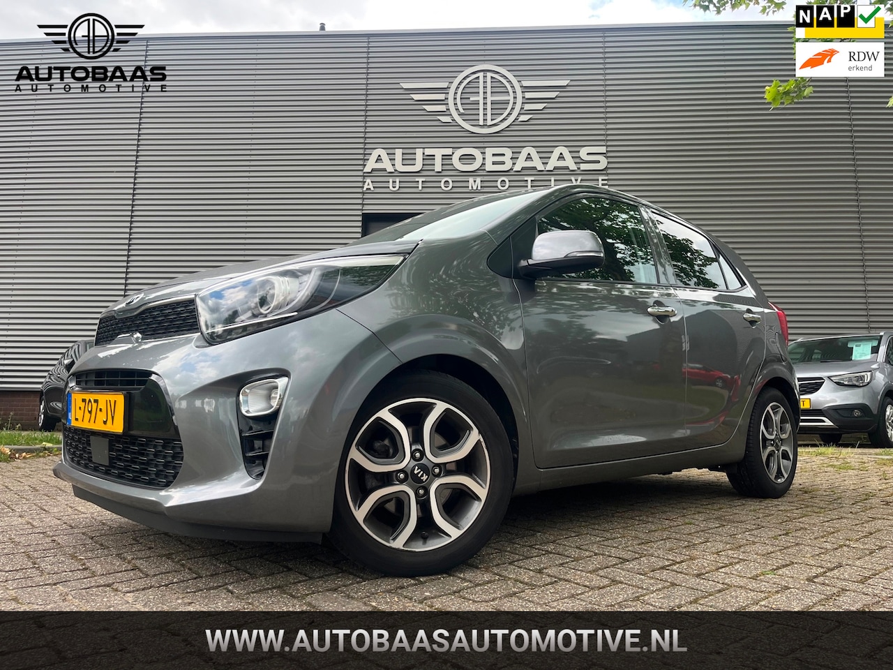Kia Picanto - 1.0 DPi DynamicPlusLine NL-AUTO+1EIG+NAP+NAVI+CLIMA+CAMERA+CRUISECONTROL+LICHTMETALEN VELG - AutoWereld.nl