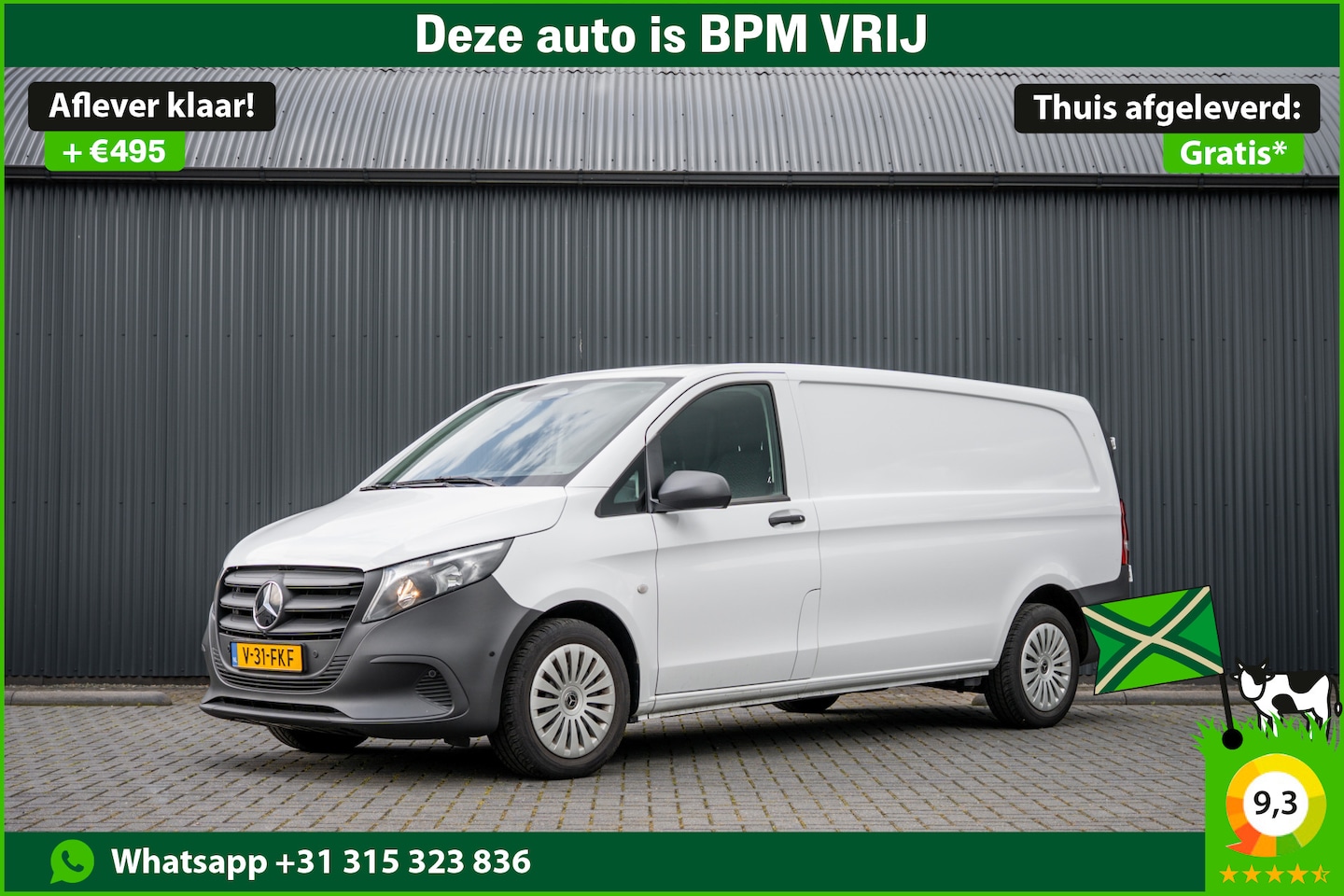 Mercedes-Benz Vito - 114 CDI L3 | Facelift | Automaat | X-Lang | M-bux | PDC V+A | Cruise - AutoWereld.nl