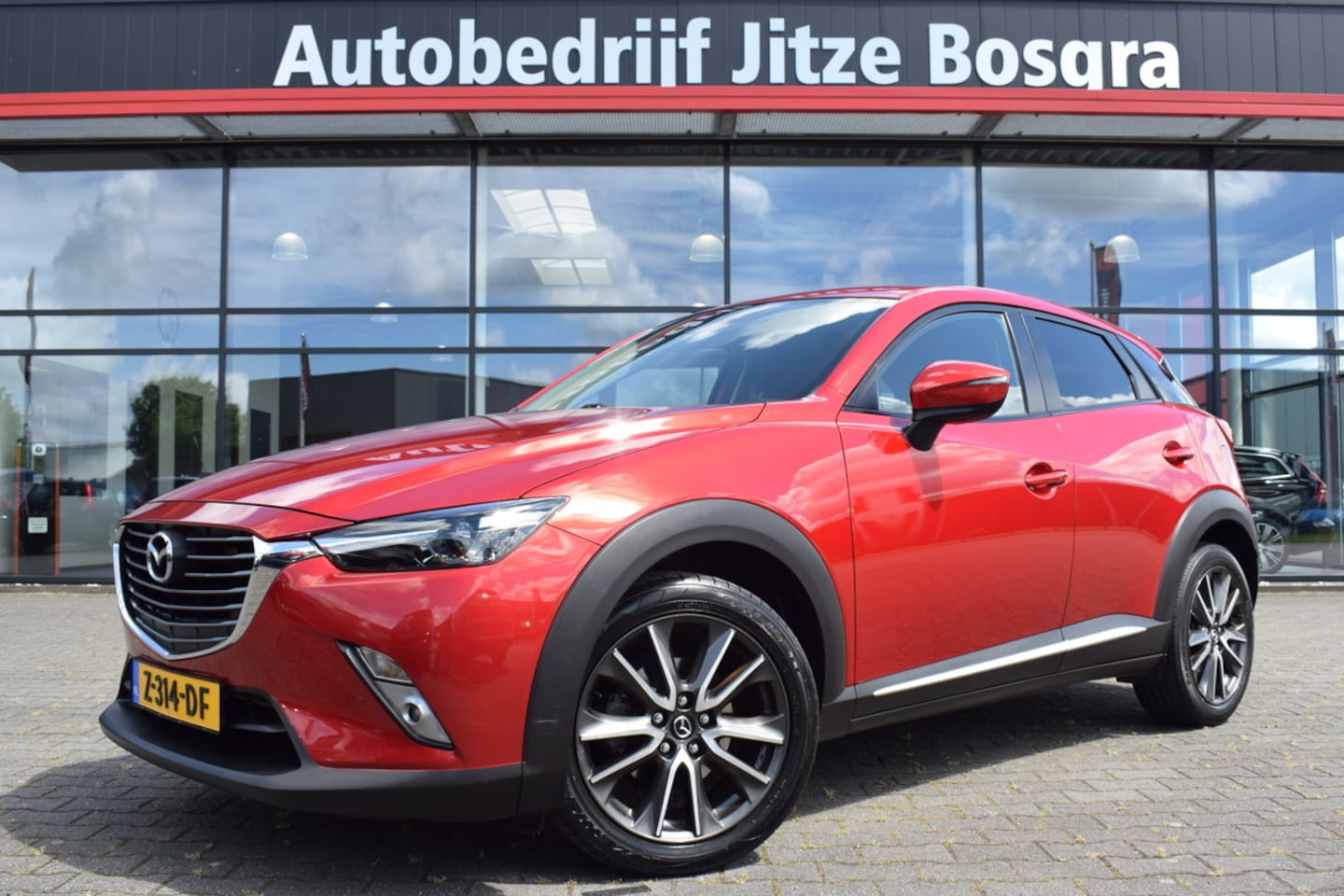 Mazda CX-3 - 2.0 SkyActiv-G GT-M LED | Zwart Leder | Full Map Navi | Keyless | Camera | 18 Inch LMV - AutoWereld.nl