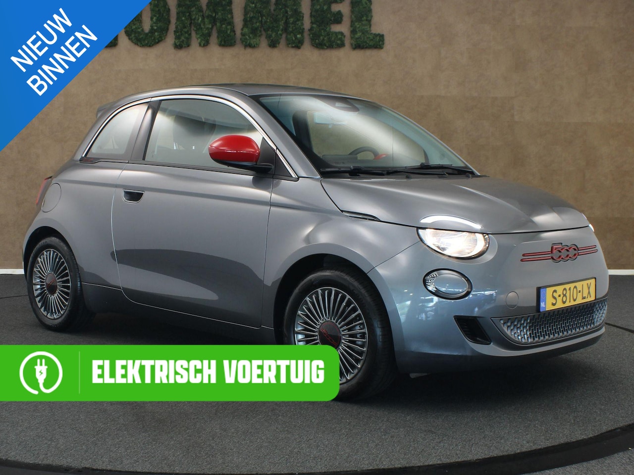 Fiat 500 - RED 42 kWh - ORIGINEEL NEDERLANDSE AUTO - 3 FASE LADEN - CLIMATE CONTROL - BLUETOOTH - DAB - AutoWereld.nl