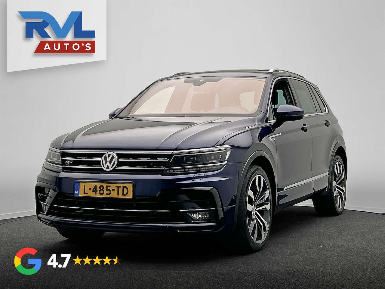 Volkswagen Tiguan - 2.0 TSI 4Motion Highline R-Line | Pano/Dak | Leder | Apple/Carplay | Virtual | Stoelverwar - AutoWereld.nl