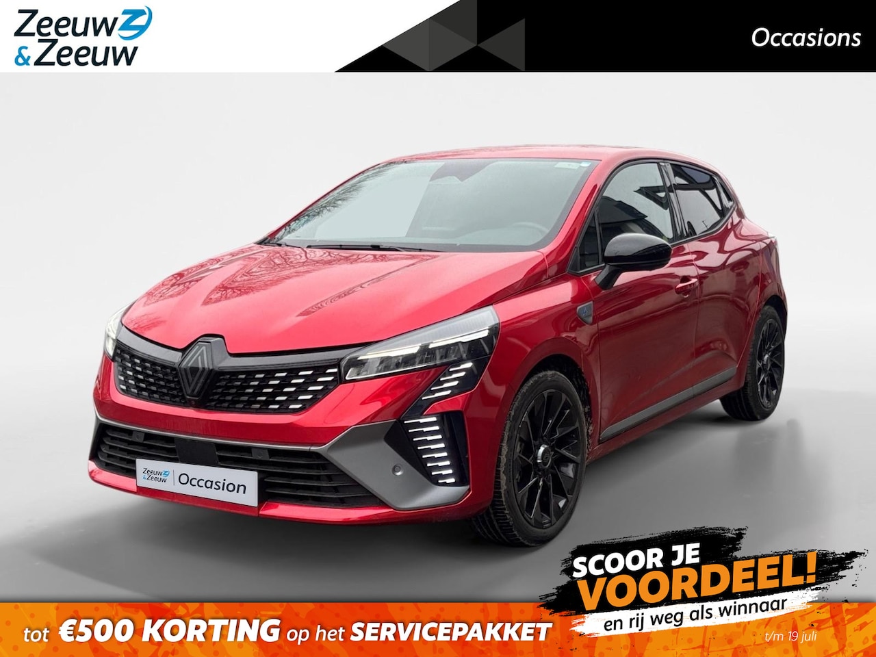 Renault Clio - 1.6 E-Tech Full Hybrid 145 esprit Alpine AUTOMAAT NAVI AIRCO CAMERA CRUISE CONTROLE 9.3 IN - AutoWereld.nl