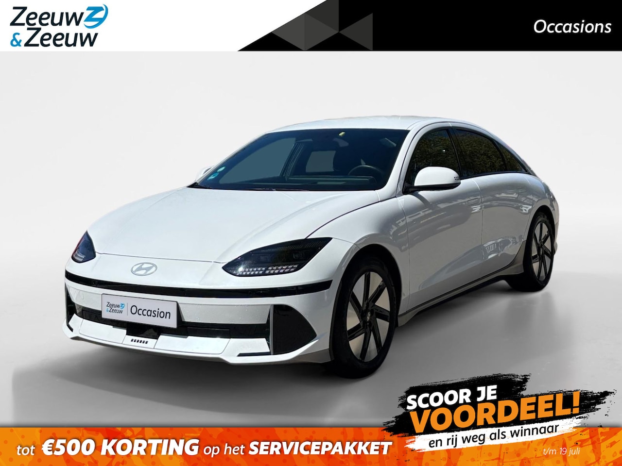 Hyundai IONIQ 6 - Connect 77.4 kWh AUTOMAAT NAVI AIRCO CAMERA CRUISE CONTROLE ELECTRISCHE STOELEN CRUISE CON - AutoWereld.nl