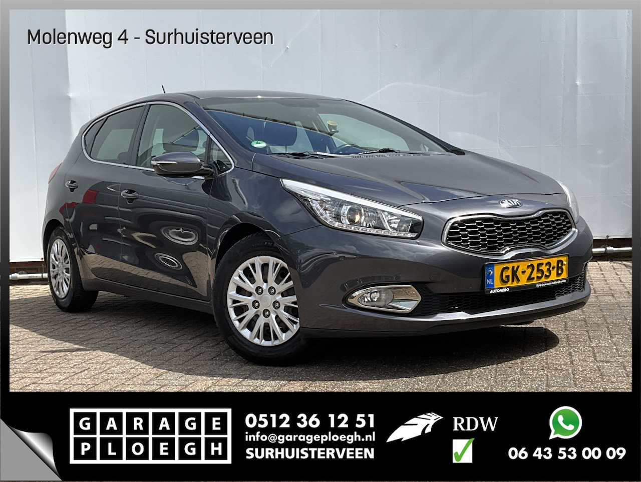 Kia Cee'd - 1.6 GDI BusinessLine Nav/Cruise Camera Xenon Orig.NL Voll.Onderhouden! - AutoWereld.nl