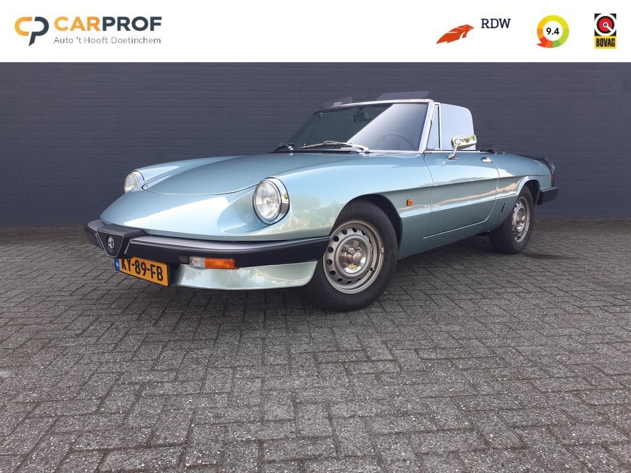 Alfa Romeo Spider - 2.0 VELOCE / CONCOURSTAAT / Mooiste van NL !! Origineel nederlandse auto met lage km-stand - AutoWereld.nl