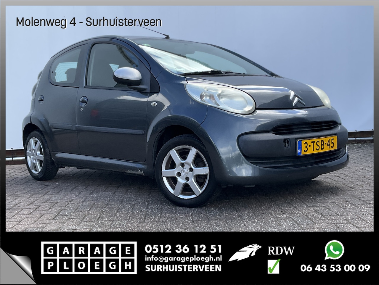 Citroën C1 - 1.0-12V Séduction 5-Deurs Elek.Pakket Toerenteller Zuinig! - AutoWereld.nl