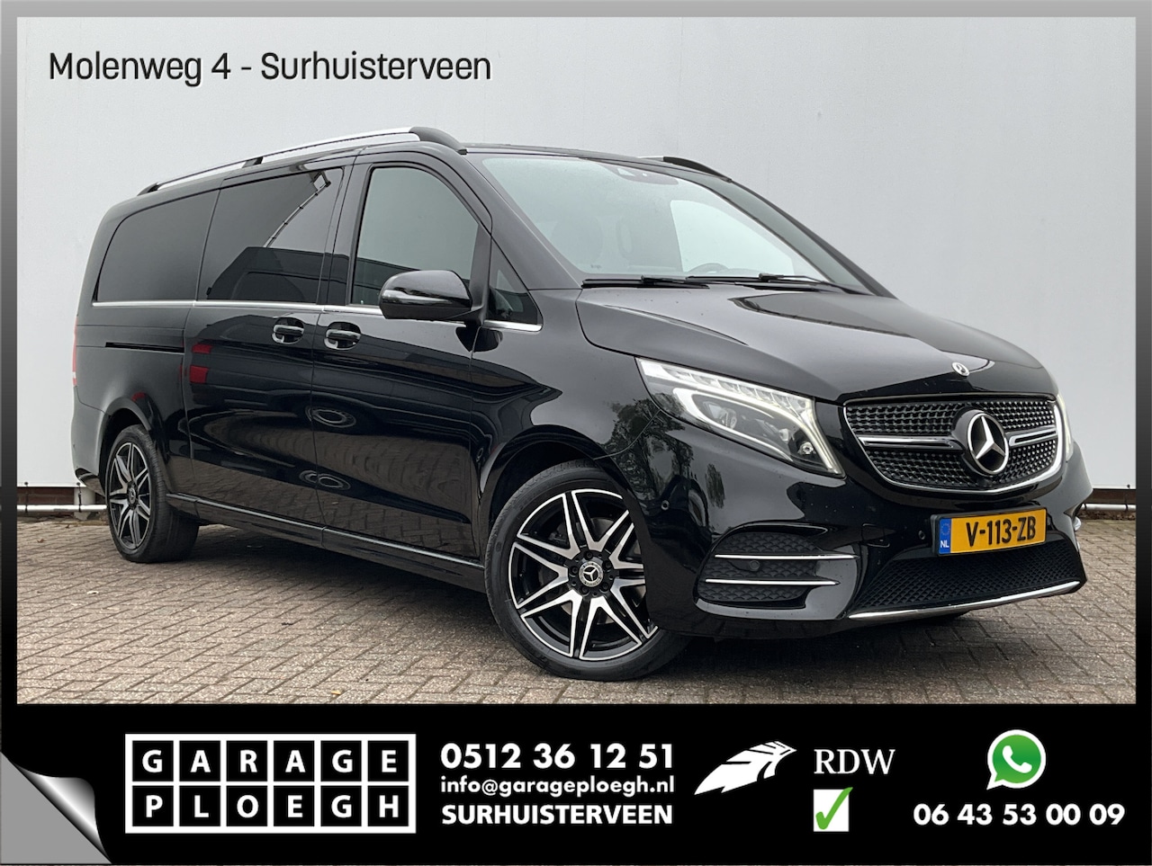 Mercedes-Benz V-klasse - 250d Extra Lang DC AMG Edition Burmester Trekhaak Stoelverw. - AutoWereld.nl