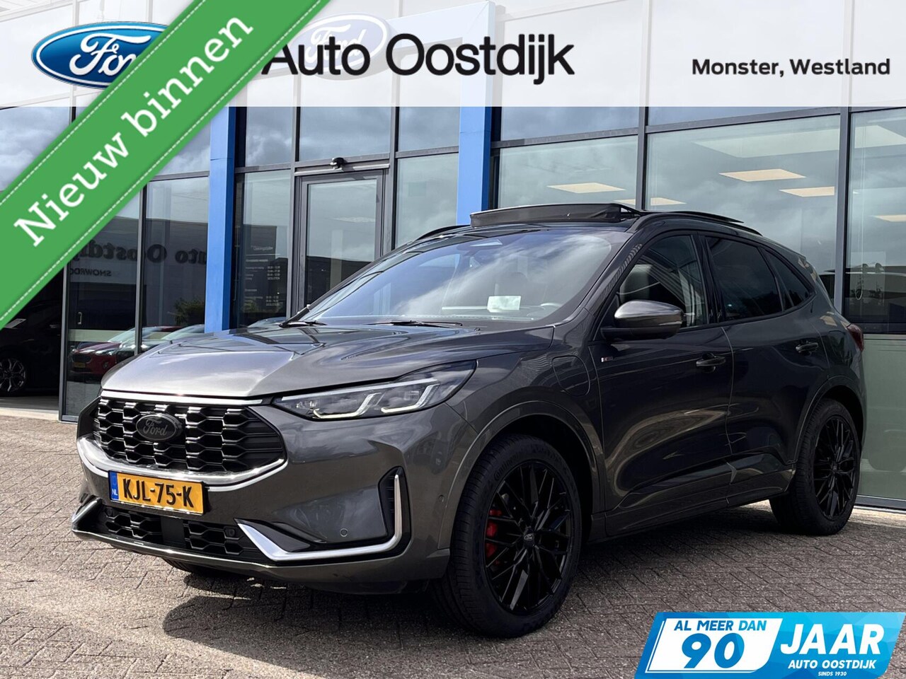Ford Kuga - 2.5 PHEV ST-Line X 243PK Black Pack Editie Elek. Trekhaak Panodak AGR Stoelen Adaptieve Cr - AutoWereld.nl