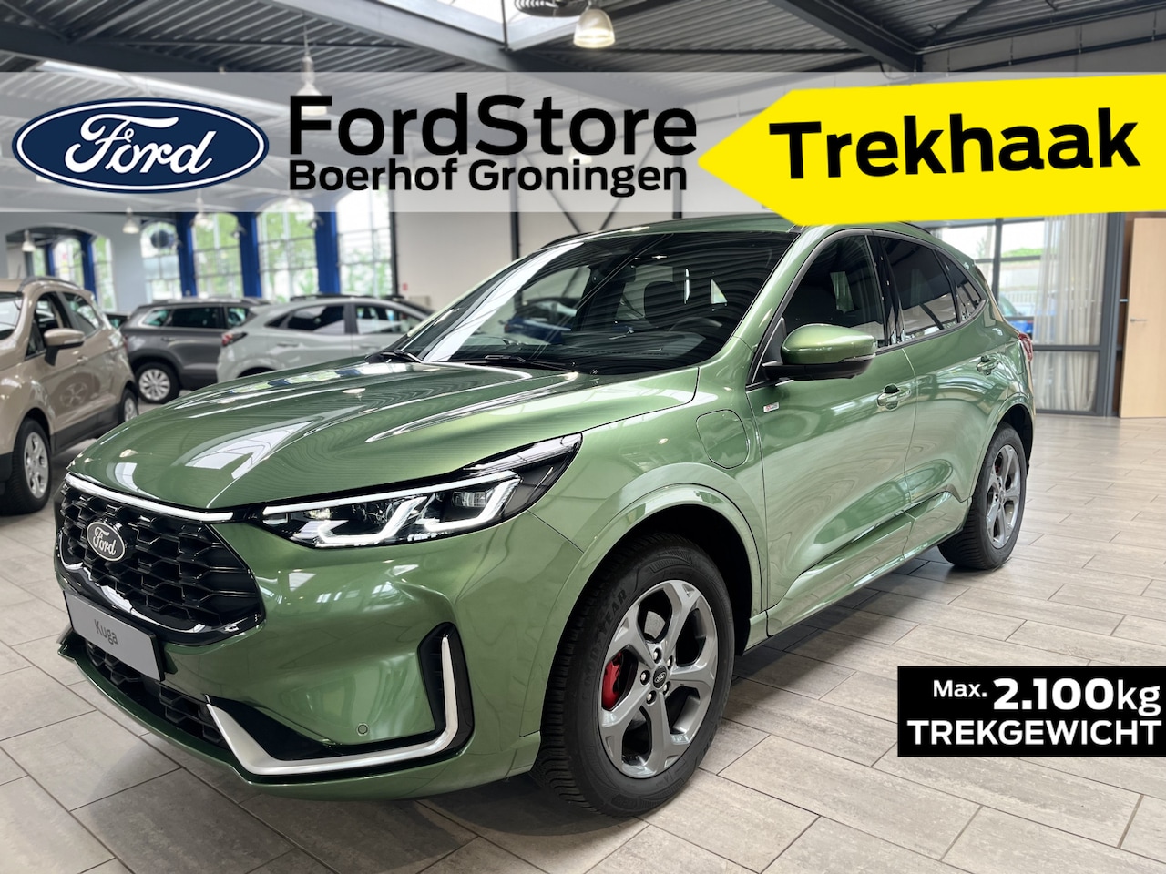 Ford Kuga - 2.5 PHEV 243 pk ST-Line X | Trekhaak I AGR stoelen | Adapt Cruise I Winter Pack | B&O | 36 - AutoWereld.nl
