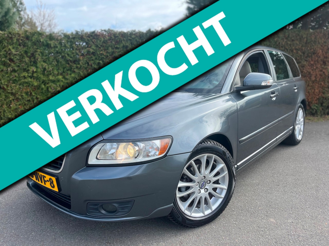 Volvo V50 - 2.0 Sport NAVIGATIE ECC CRUISE LEER NAP APK !! - AutoWereld.nl