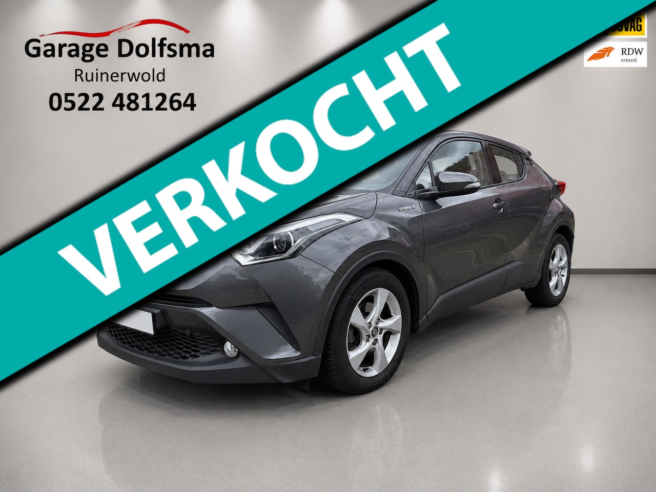 Toyota C-HR - 1.8 Hybrid Dynamic-Stoelverw-Camera-Trekhaak- - AutoWereld.nl