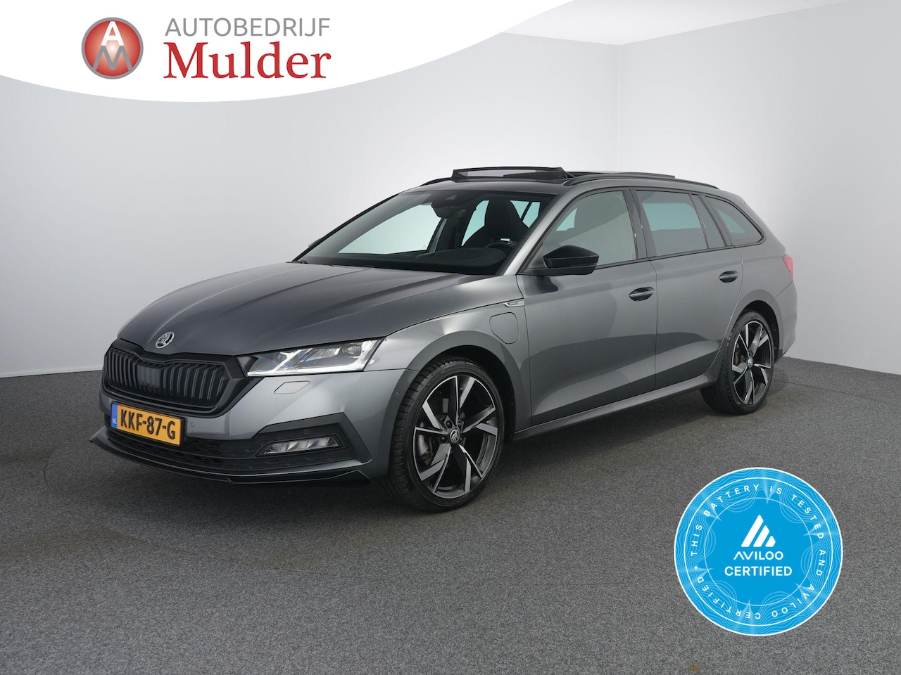 Skoda Octavia Combi - 1.4 TSI iV PHEV Sportline Business | SOH 92.9% | Trekhaak | Pano | Canton | Memory | HUD | - AutoWereld.nl