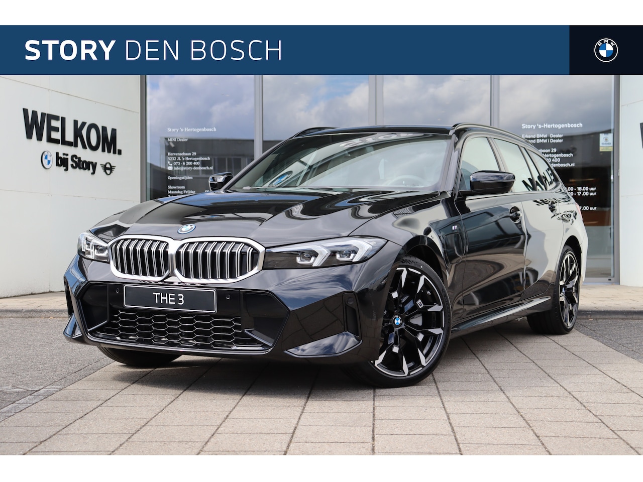 BMW 3-serie Touring - 330e M Sport Automaat / Trekhaak / Sportstoelen / Achteruitrijcamera / Live Cockpit Plus / - AutoWereld.nl