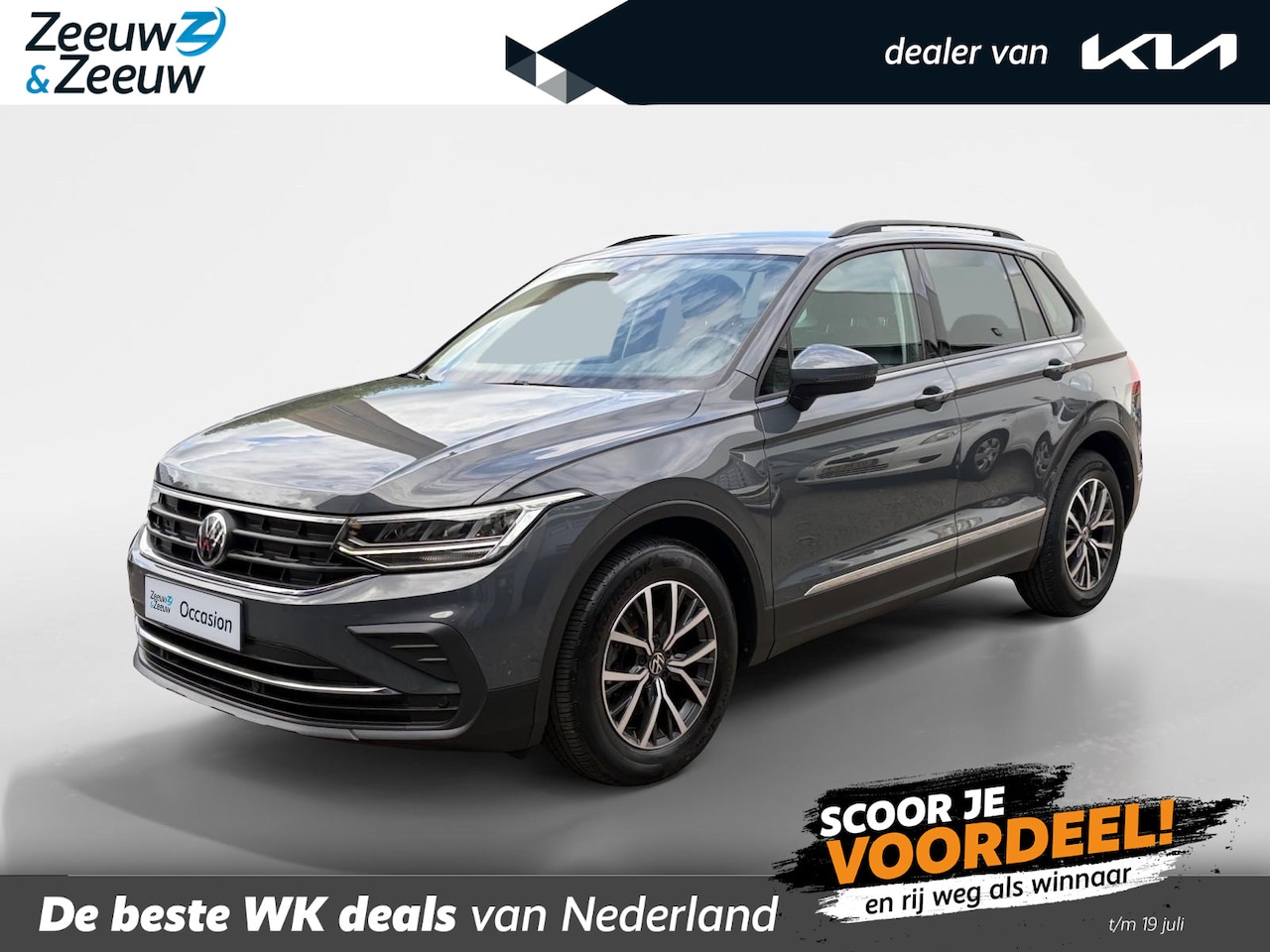 Volkswagen Tiguan - 1.5 TSI Life | Draadloos Carplay | Navi | Clima | Camera | Adaptive Cruise | Elektr. Achte - AutoWereld.nl