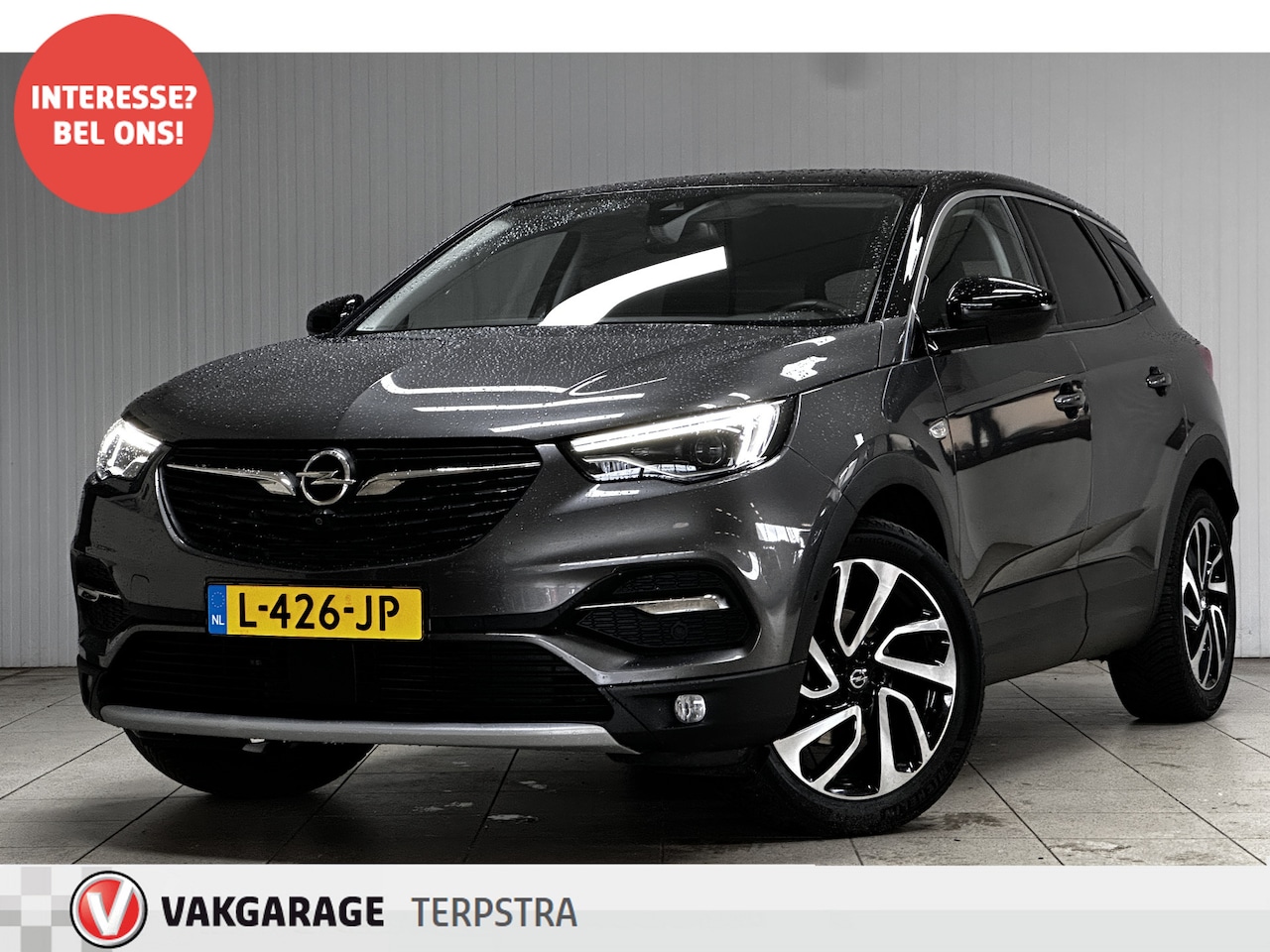 Opel Grandland X - 1.2 Turbo Ultimate/ Automaat/ Keyless/ 360 ° Camera/ 19'' LMV/ LED koplampen/ Stoelverw + - AutoWereld.nl