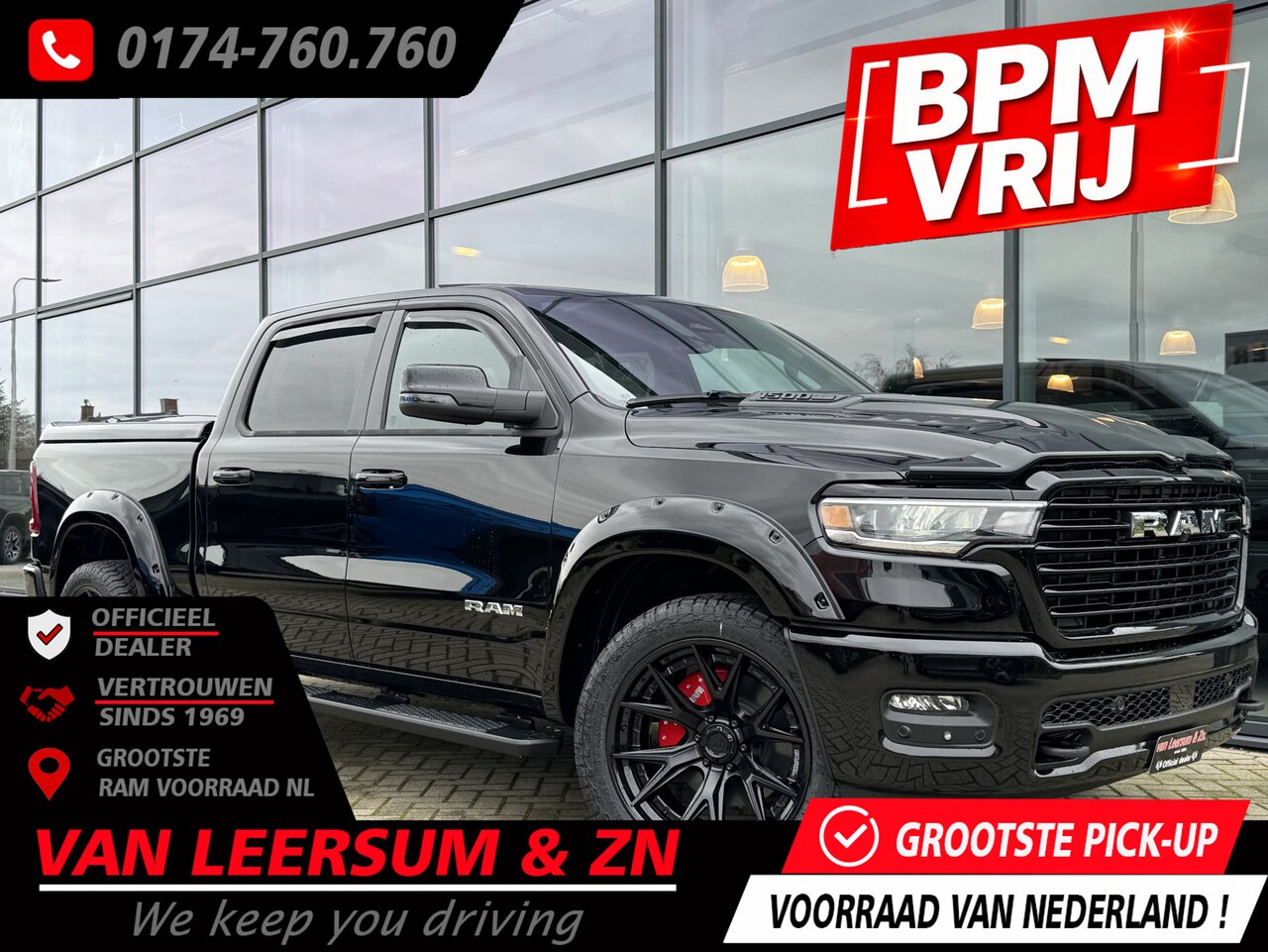 Dodge Ram 1500 - Laramie Sport XXL Hurricane BPM VRIJ | Pano | Alpine | Achteruitrijcamera - AutoWereld.nl